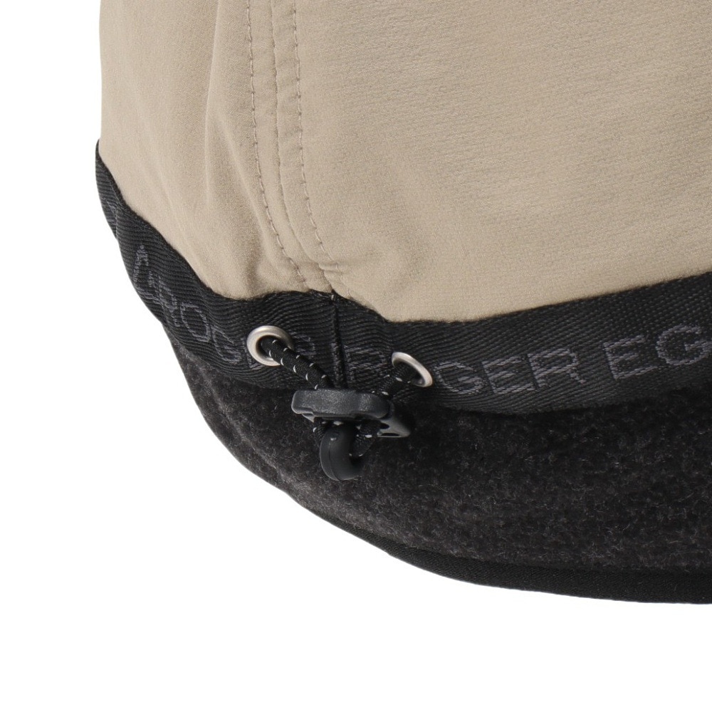 ロジャーエーガー（ROGEREGGER）（メンズ）耳当て付き帽子 EAR カバー ベルト キャップ RE24FST5700016 BEG ベージュ 吸湿発熱素材 反射