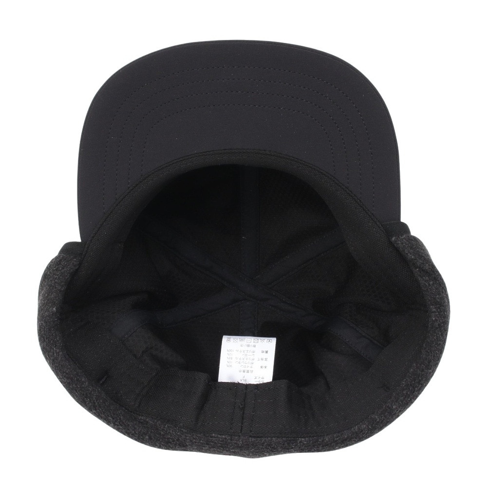 ロジャーエーガー（ROGEREGGER）（メンズ）耳当て付き帽子 EAR カバー ベルト キャップ RE24FST5700016 BLK ブラック 吸湿発熱素材 反射