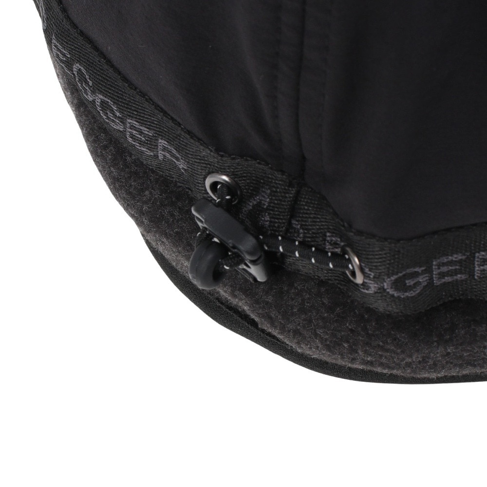 ロジャーエーガー（ROGEREGGER）（メンズ）耳当て付き帽子 EAR カバー ベルト キャップ RE24FST5700016 BLK ブラック 吸湿発熱素材 反射