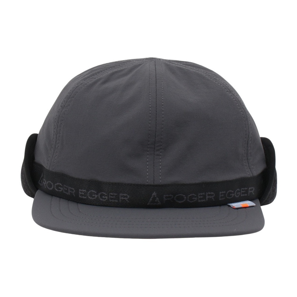 ロジャーエーガー（ROGEREGGER）（メンズ）耳当て付き帽子 EAR カバー ベルト キャップ RE24FST5700016 CGRY チャコールグレー 吸湿発熱素材 反射