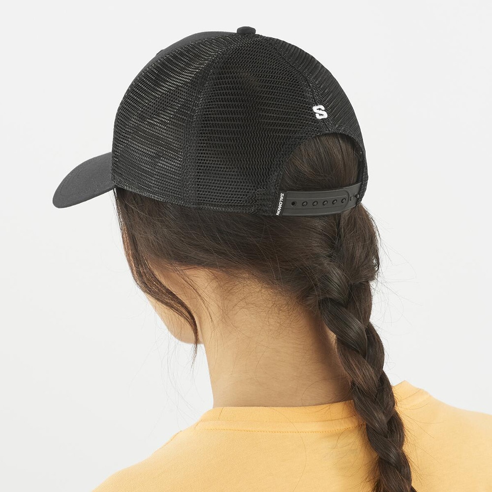 サロモン（SALOMON）（メンズ、レディース）帽子 キャップ トレッキング 登山 TRUCKER 男性用 カーブドキャップ LC2428900
