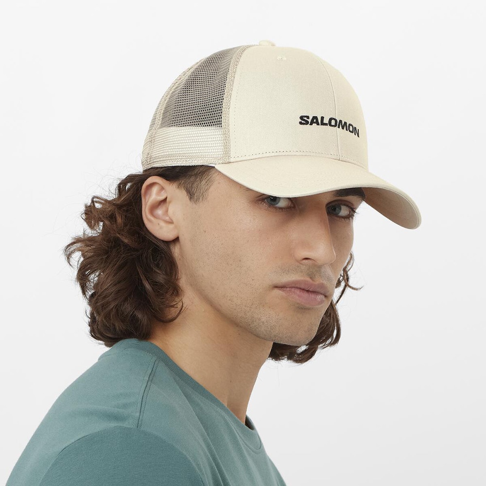 サロモン（SALOMON）（メンズ、レディース）帽子 キャップ トレッキング 登山 TRUCKER 男性用 カーブドキャップ LC2524800