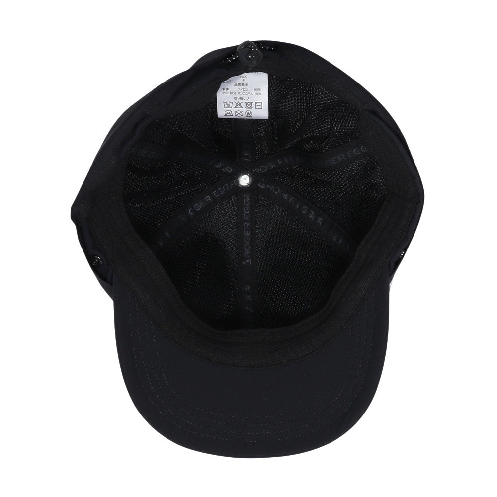ロジャーエーガー（ROGEREGGER）（メンズ）帽子 トレッキング 登山 SUNSHADE BALL H キャップ RE25SST5700025 BLK