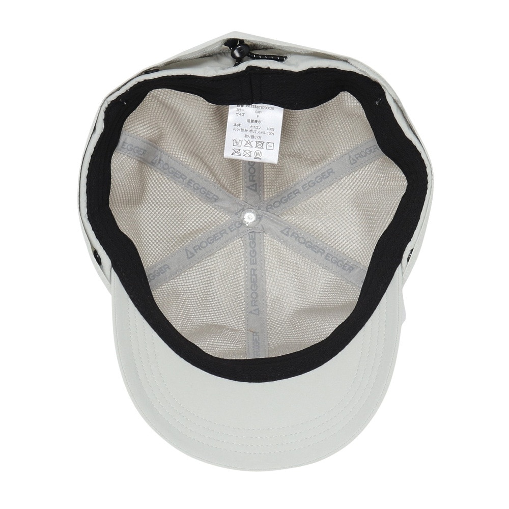 ロジャーエーガー（ROGEREGGER）（メンズ）帽子 トレッキング 登山 SUNSHADE BALL H キャップ RE25SST5700025 GRY