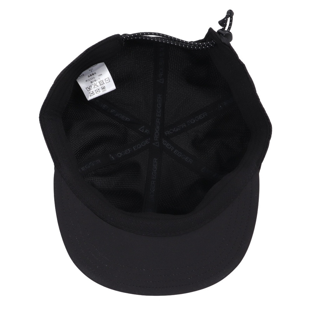 ロジャーエーガー（ROGEREGGER）（メンズ、レディース）帽子 トレッキング 登山 VENTILATION キャップ RE25SST5700026 BLK