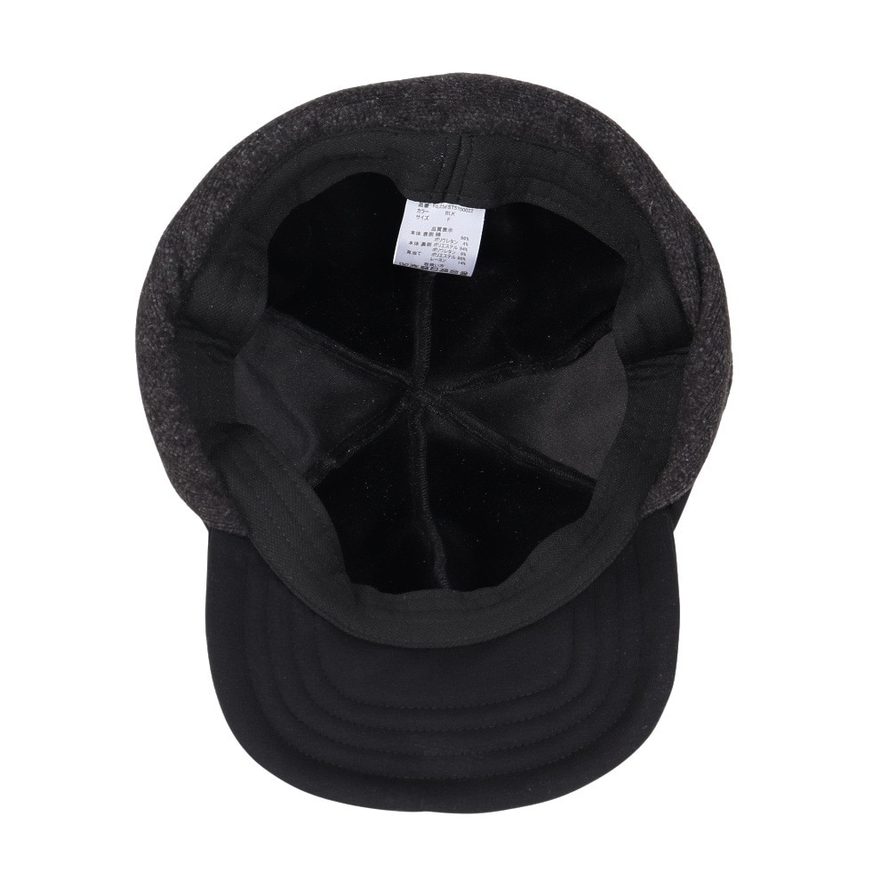 ロジャーエーガー（ROGEREGGER）（メンズ）帽子 キャップ トレッキング 登山 イヤーカバーベルトキャップ RE25FST5700022 BLK
