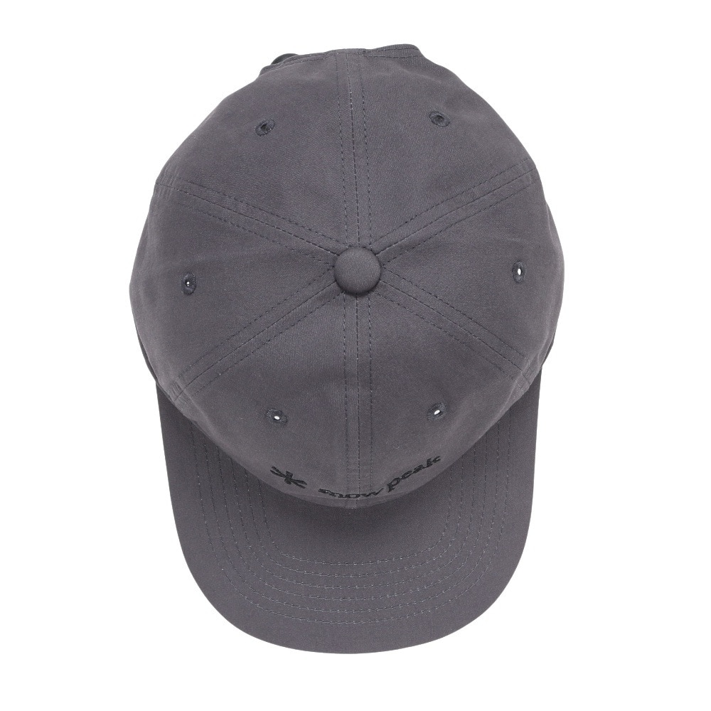 スノーピーク（snow peak）（メンズ）帽子 トレッキング 登山 ロゴキャップ CHARCOAL NSD-AC-25AU001 013