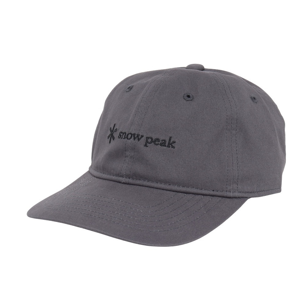 スノーピーク（snow peak）（メンズ）帽子 トレッキング 登山 ロゴキャップ CHARCOAL NSD-AC-25AU001 013