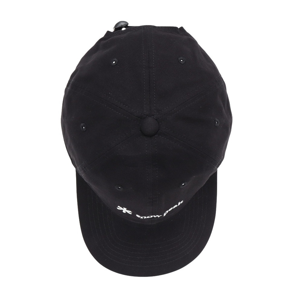 スノーピーク（snow peak）（メンズ）帽子 トレッキング 登山 ロゴキャップ BLACK NSD-AC-25AU001 019