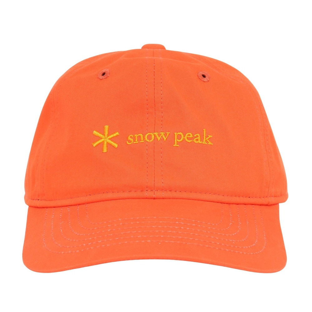 スノーピーク（snow peak）（メンズ）帽子 トレッキング 登山 ロゴキャップ ORANGE NSD-AC-25AU001 054