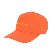 (メンズ)帽子 トレッキング 登山 ロゴキャップ ORANGE NSD-AC-25AU001 054