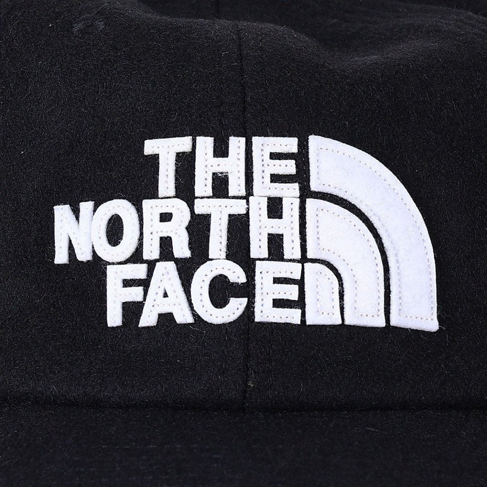 ザ・ノース・フェイス（THE NORTH FACE）（メンズ、レディース）帽子 キャップ トレッキング 登山 TNFロゴフランネルキャップ NN42338 K ブラック