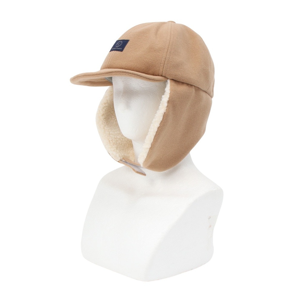 ホールアース（Whole Earth）（レディース）耳当て付き帽子 EAR カバー キャップ WE2SDZ43 BEG ベージュ イヤーカフ UVケア 吸汗速乾