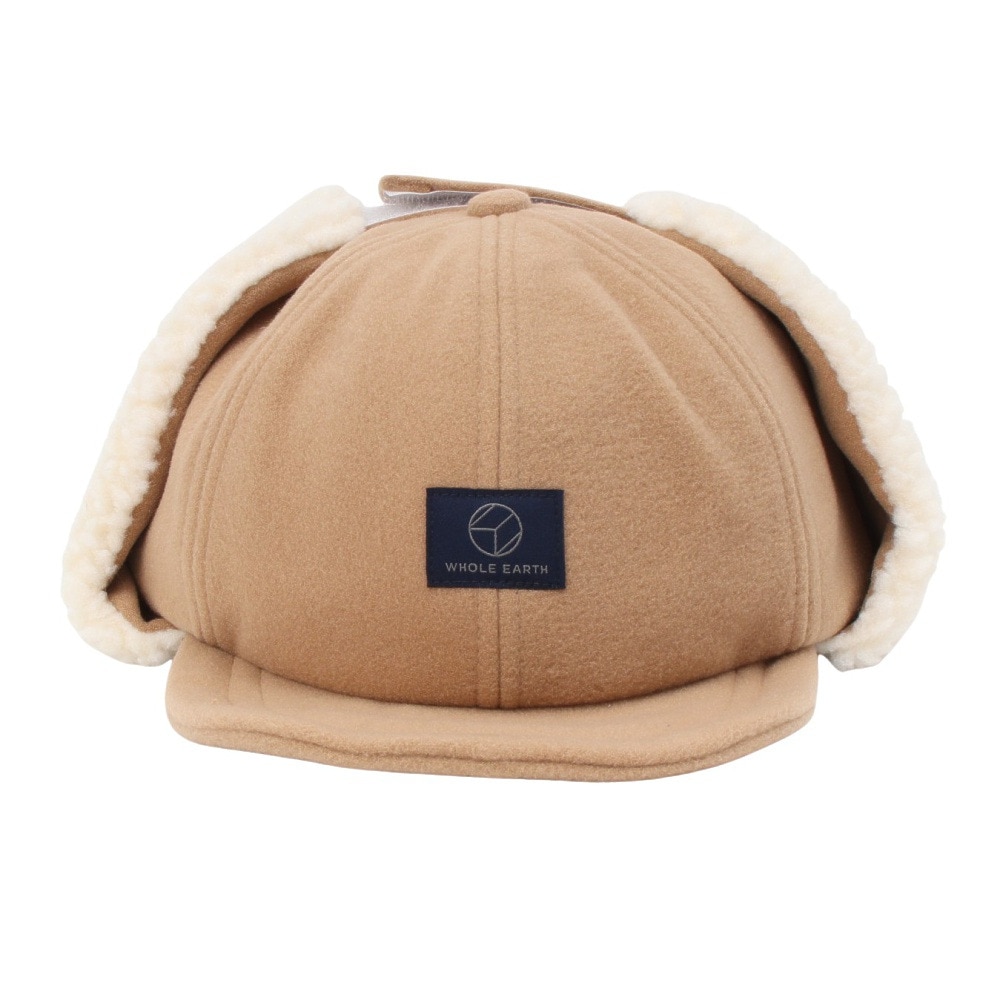 ホールアース（Whole Earth）（レディース）耳当て付き帽子 EAR カバー キャップ WE2SDZ43 BEG ベージュ イヤーカフ UVケア 吸汗速乾