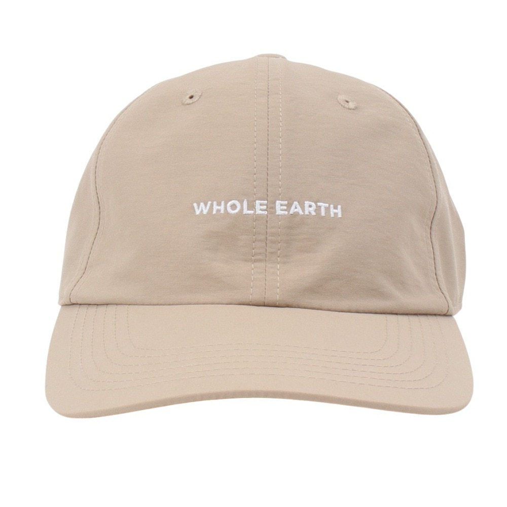 ホールアース（Whole Earth）（レディース）帽子 トレッキング 登山 ベーシックキャップ WE2SDZ44 BEG