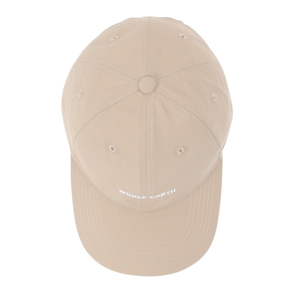 ホールアース（Whole Earth）（レディース）帽子 トレッキング 登山 ベーシックキャップ WE2SDZ44 BEG