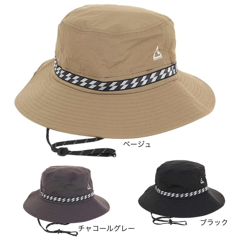 ロジャーエーガー（ROGEREGGER）（メンズ）帽子 バケットハット ベンチレーションテープハット RE23SST5700001 BEG ベージュ UV