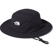 (メンズ、レディース)UV カット 軽量 速乾 サイズ調整可能 ホライズンハット NN02336 K ブラック 帽子 トレッキング