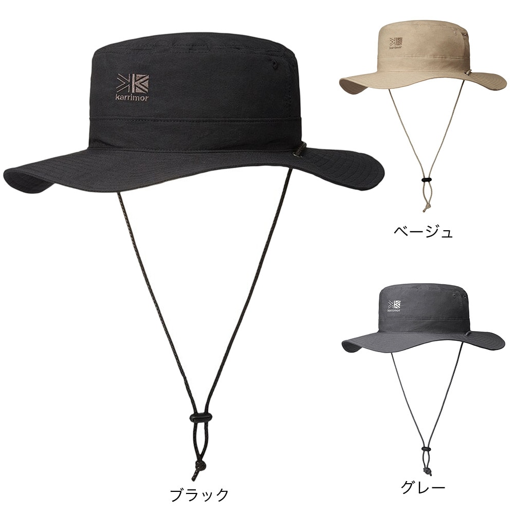 カリマー（karrimor）（メンズ、レディース）帽子 ハット サーモシールドハット 200120-9000 ブラック UV