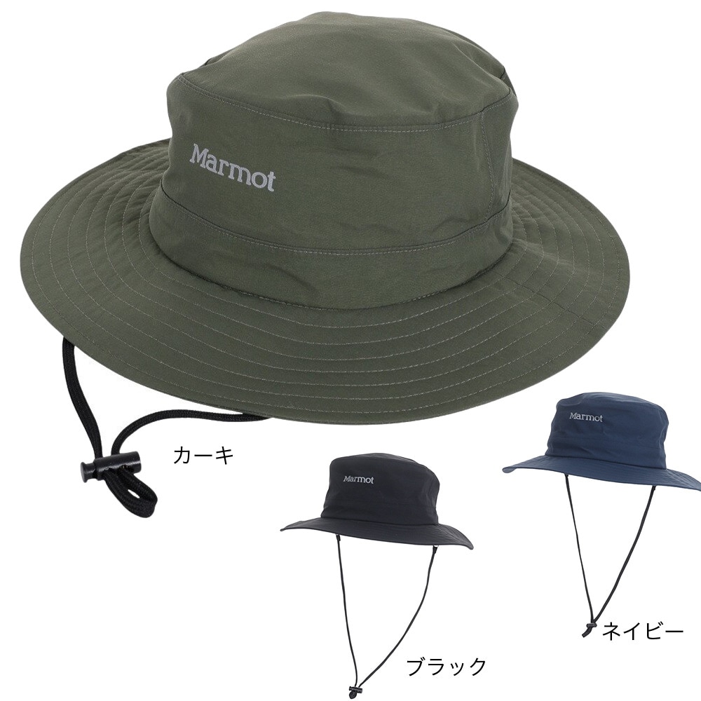 マーモット（Marmot）（メンズ）帽子 ハット タフタシームレス アドベンチャーハット TSSUB213-012 ブラック UV