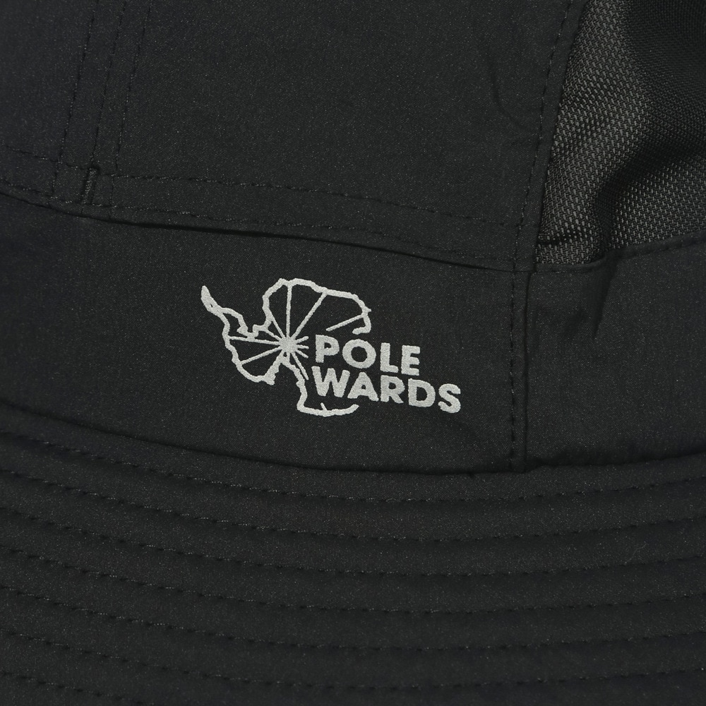 POLEWARDS（メンズ）帽子 ハット ベンチレーションボールハット PW2PFB03 BLK ブラック UV