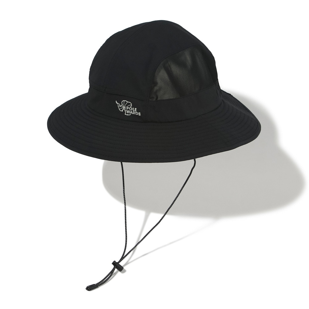 POLEWARDS（メンズ）帽子 ハット ベンチレーションボールハット PW2PFB03 BLK ブラック UV