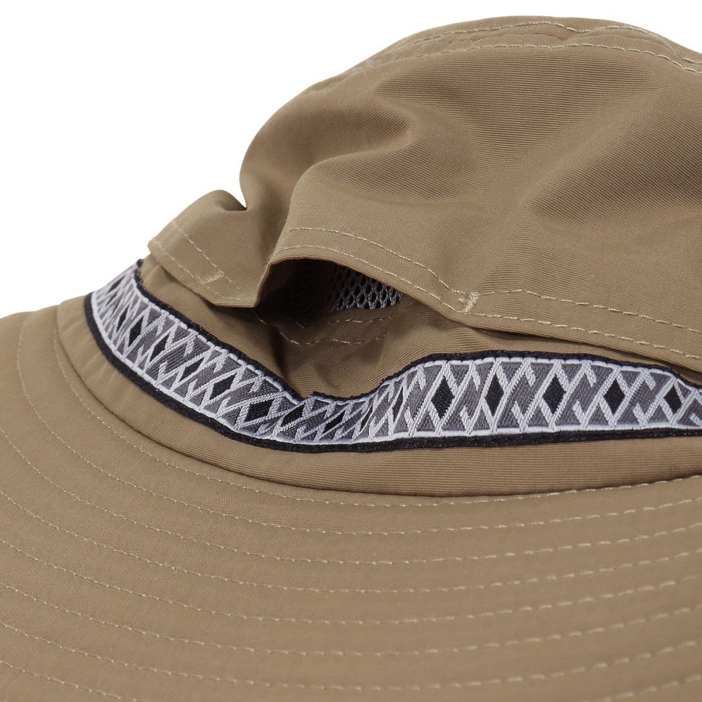 ロジャーエーガー（ROGEREGGER）（メンズ）UV カット ひんやり 吸汗速乾 帽子 ハット トレッキング 登山 VENTILATION HAT RE24SST5700024 BEG UV