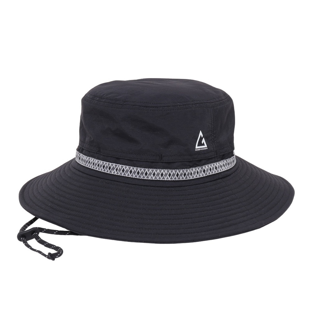 ロジャーエーガー（ROGEREGGER）（メンズ）UV カット ひんやり 吸汗速乾 帽子 ハット トレッキング 登山 VENTILATION HAT RE24SST5700024 BLK UV
