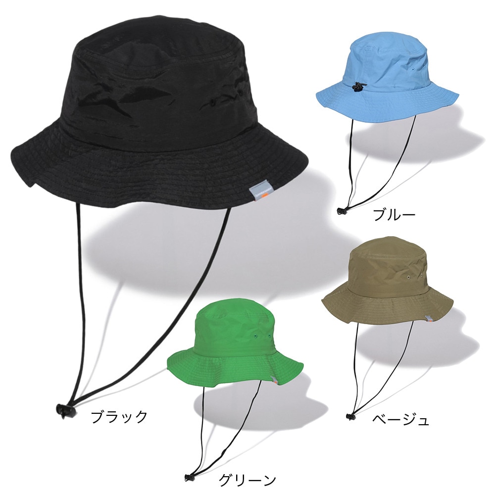 ロジャーエーガー（ROGEREGGER）（メンズ）UV カット ひんやり 吸汗速乾 ハット PLANE HAT RE24SST5700025 BLK