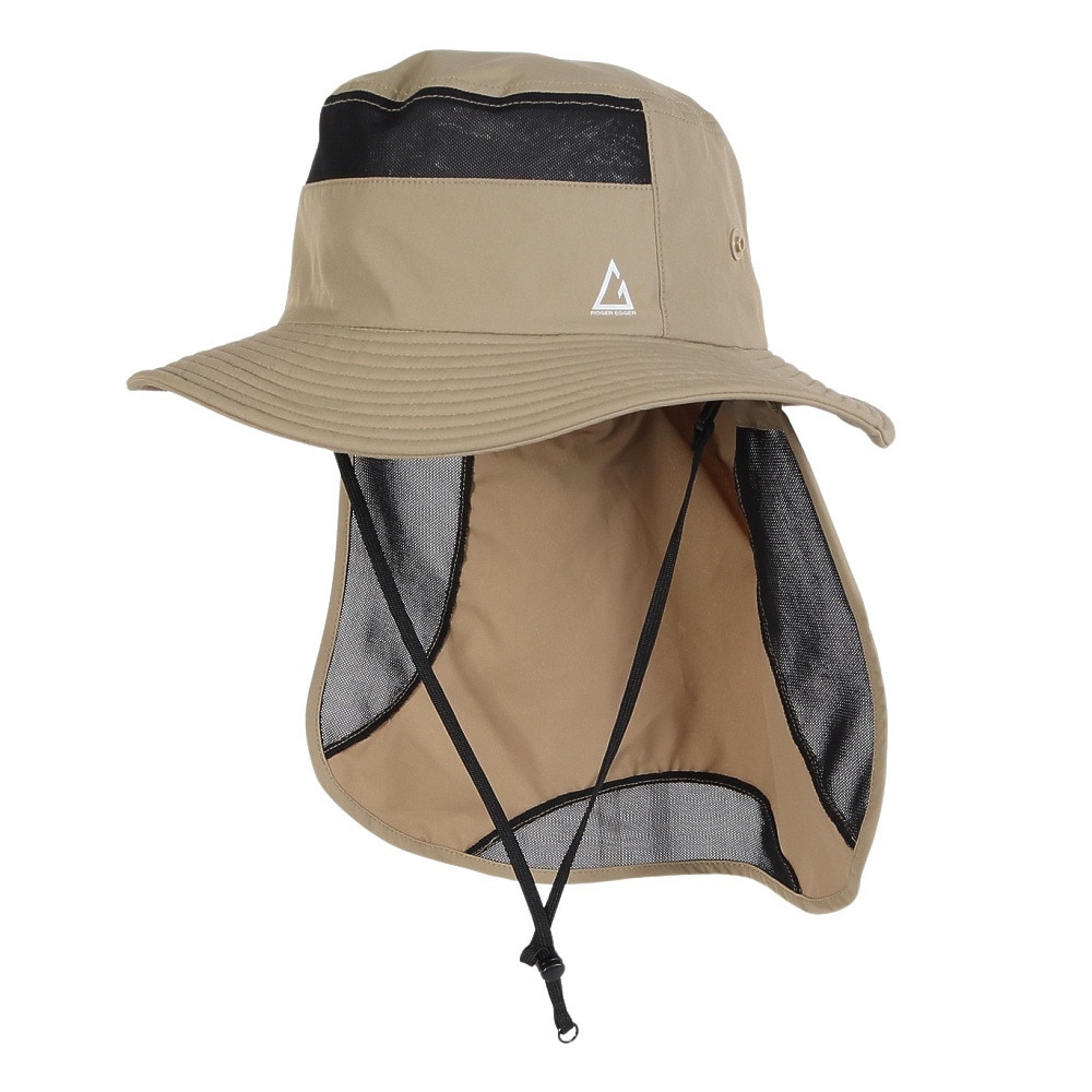 ロジャーエーガー（ROGEREGGER）（メンズ）UV カット ひんやり 吸汗速乾 帽子 ハット トレッキング 登山 SUNSHADE HAT RE24SST5700026 BEG UV