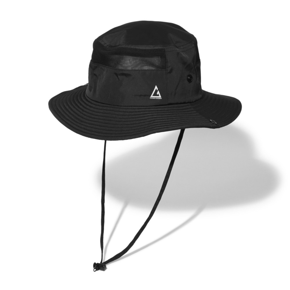 ロジャーエーガー（ROGEREGGER）（メンズ）UV カット ひんやり 吸汗速乾 帽子 ハット トレッキング 登山 SUNSHADE HAT RE24SST5700026 BLK UV