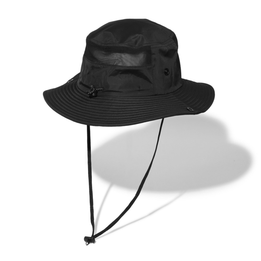ロジャーエーガー（ROGEREGGER）（メンズ）UV カット ひんやり 吸汗速乾 帽子 ハット トレッキング 登山 SUNSHADE HAT RE24SST5700026 BLK UV