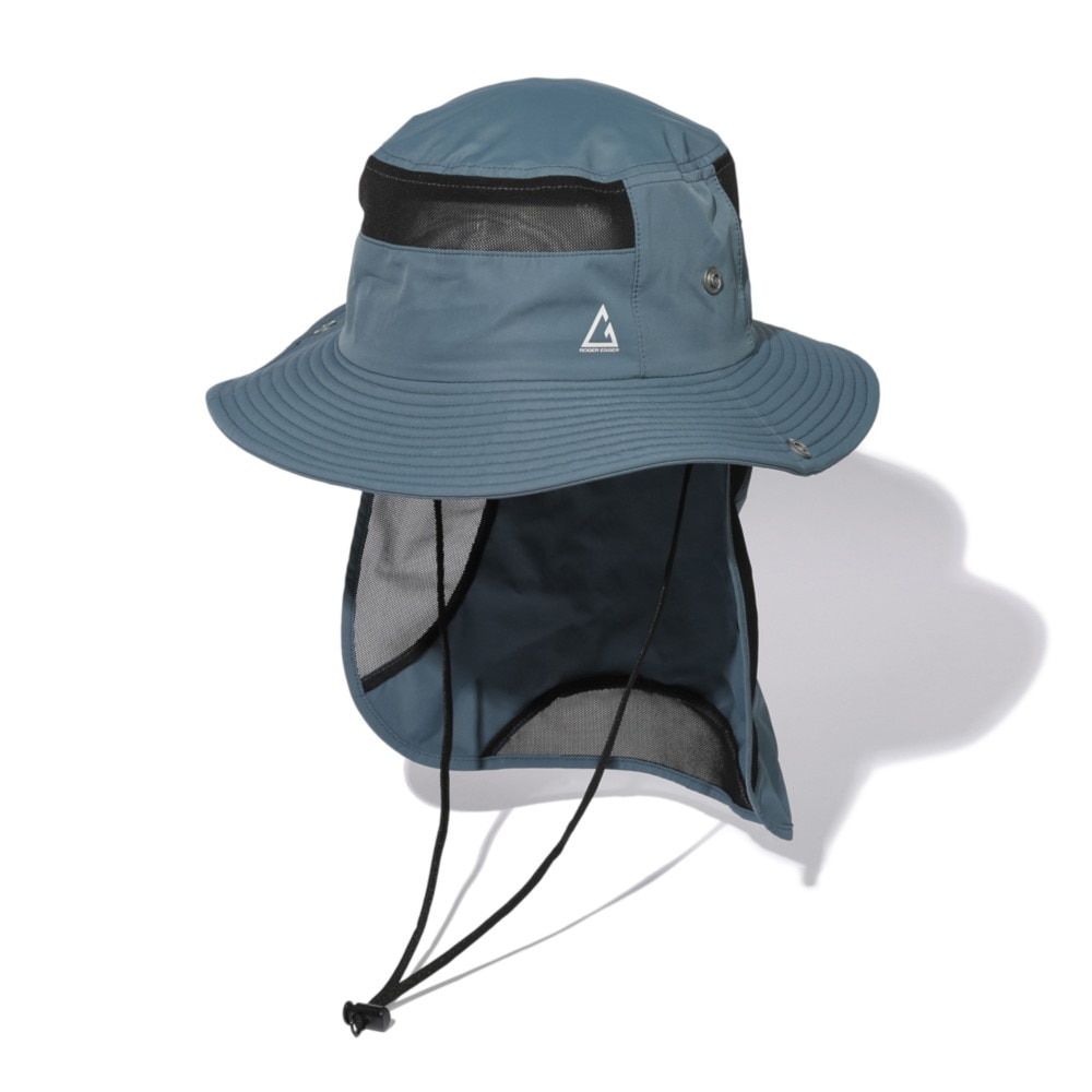 ロジャーエーガー（ROGEREGGER）（メンズ）UV カット ひんやり 吸汗速乾 帽子 ハット トレッキング 登山 SUNSHADE HAT RE24SST5700026 BLU UV