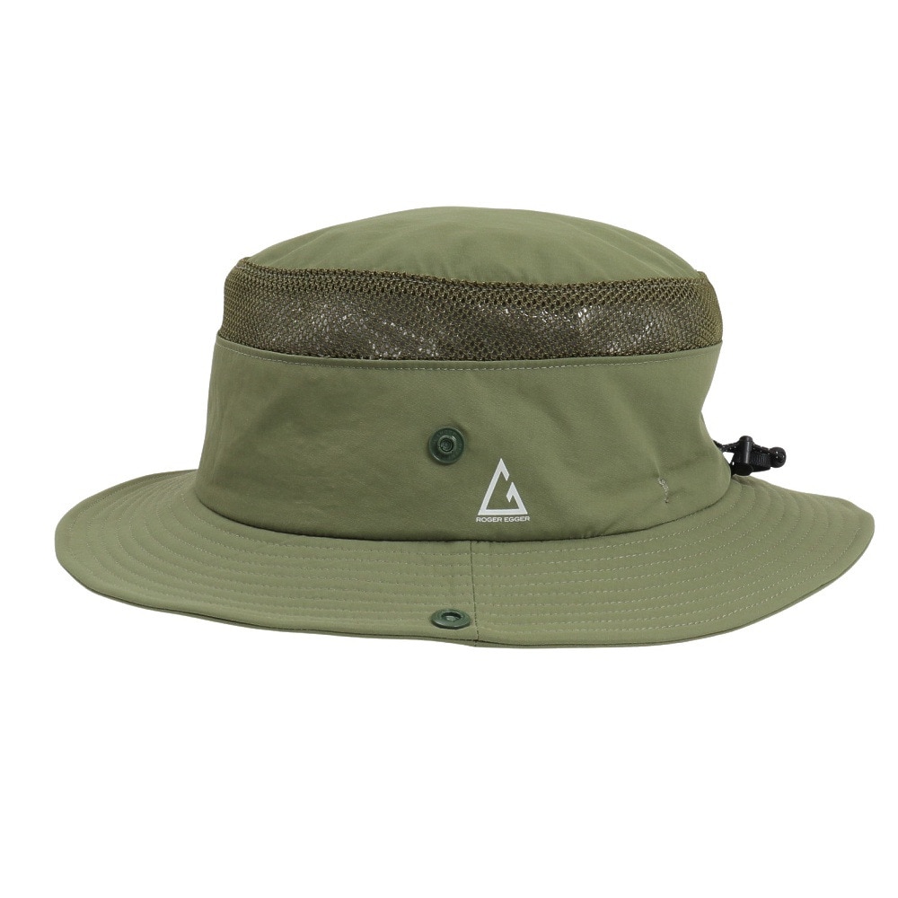 ロジャーエーガー（ROGEREGGER）（メンズ）スイスブランド UV カット ひんやり 吸湿速乾 帽子 ハット トレッキング BREATHABLE HAT RE24SST5700029 OLIVE