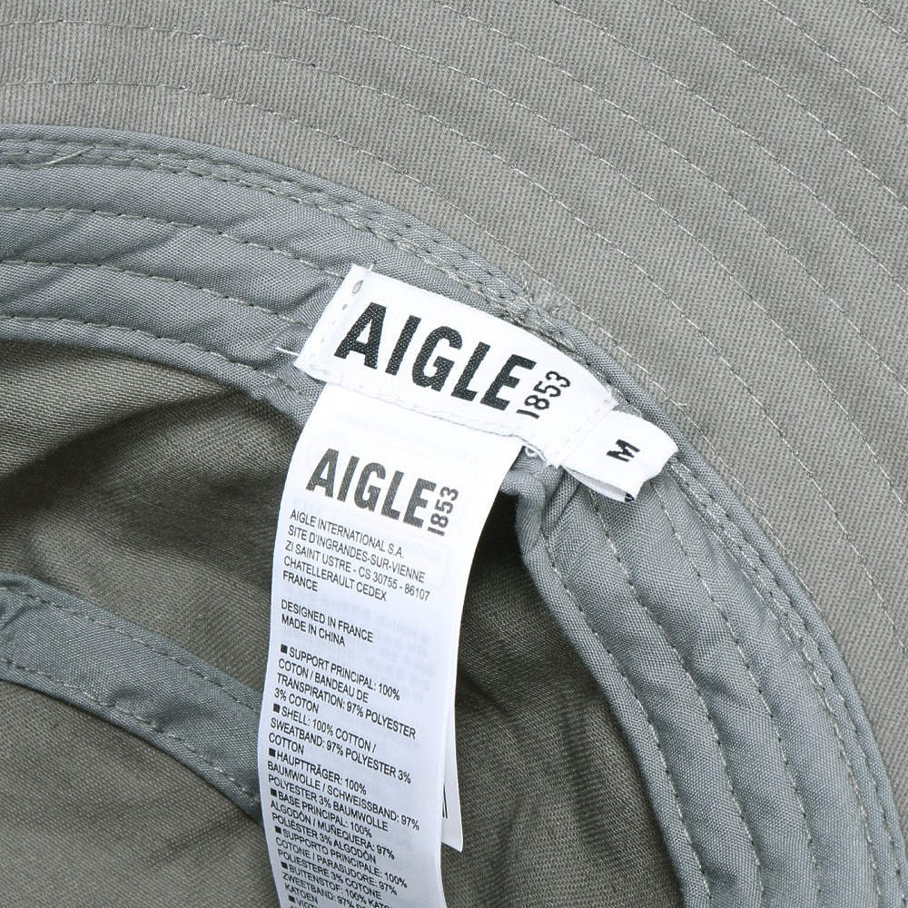 エーグル（AIGLE）（メンズ）帽子 ハット トレッキング 登山 ロゴバケットハット ZRKAM42-00H UV