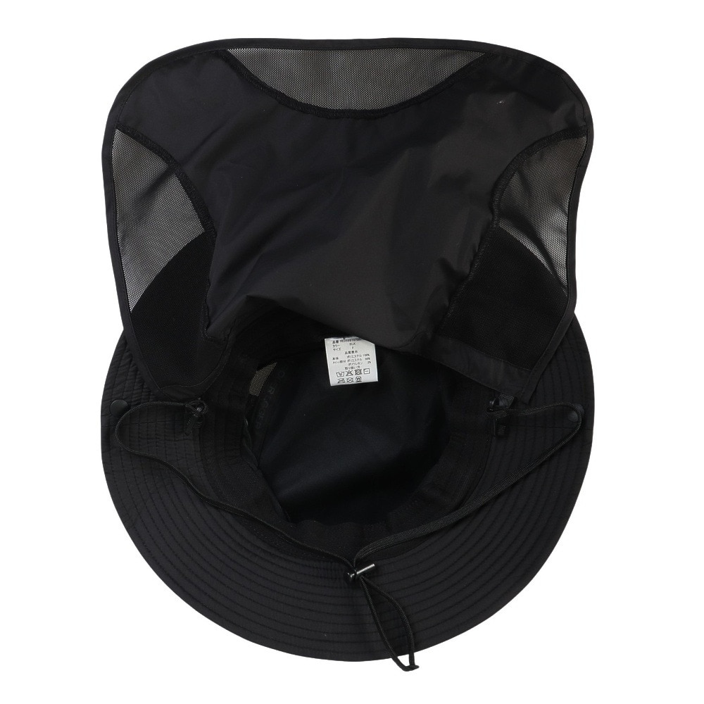 ロジャーエーガー（ROGEREGGER）（メンズ）帽子 ハット SANSHADE サンシェードハット RE25SST5700018 BLK ブラック UV対策 接触冷感