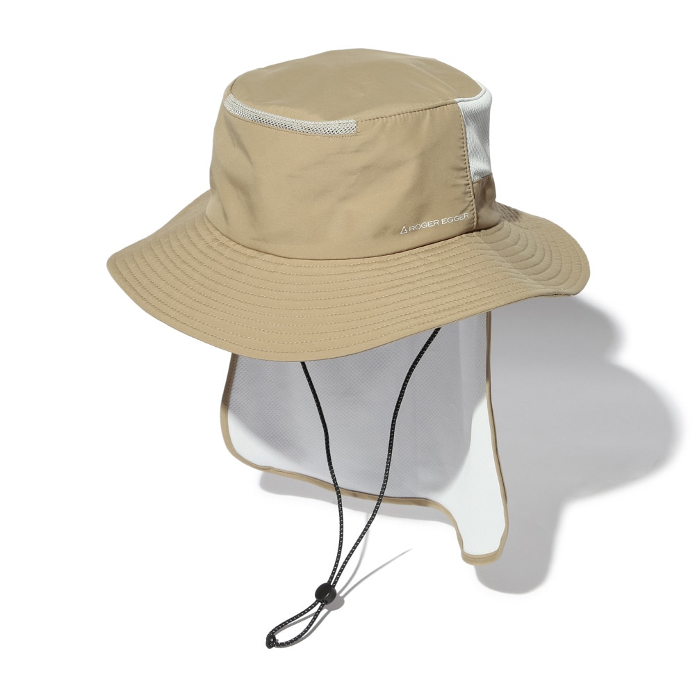 ロジャーエーガー（ROGEREGGER）（メンズ、レディース）帽子 ハット トレッキング 登山 H INS SUNSHADE HAT RE25SST5700021 BEG