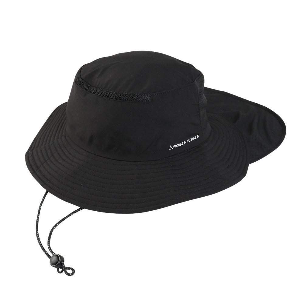 ロジャーエーガー（ROGEREGGER）（メンズ、レディース）帽子 ハット トレッキング 登山 H INS SUNSHADE HAT RE25SST5700021 BLK