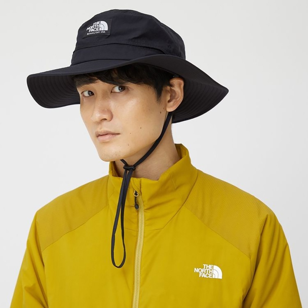 ザ・ノース・フェイス（THE NORTH FACE）（メンズ）ホライズンハット NN02336 K ブラック 帽子 トレッキング UVカット 軽量 速乾 サイズ調整可能 