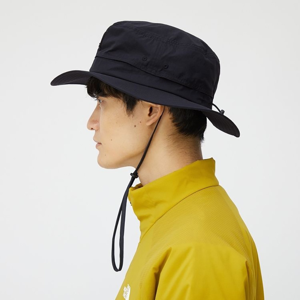 ザ・ノース・フェイス（THE NORTH FACE）（メンズ）ホライズンハット NN02336 K ブラック 帽子 トレッキング UVカット 軽量 速乾 サイズ調整可能 