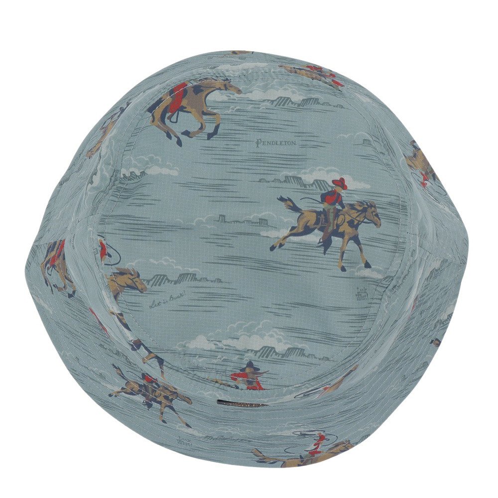 ペンドルトン（PENDLETON）（メンズ、レディース）帽子 ハット トレッキング 登山 ECOPET プリント PDT-000-261012 BLU