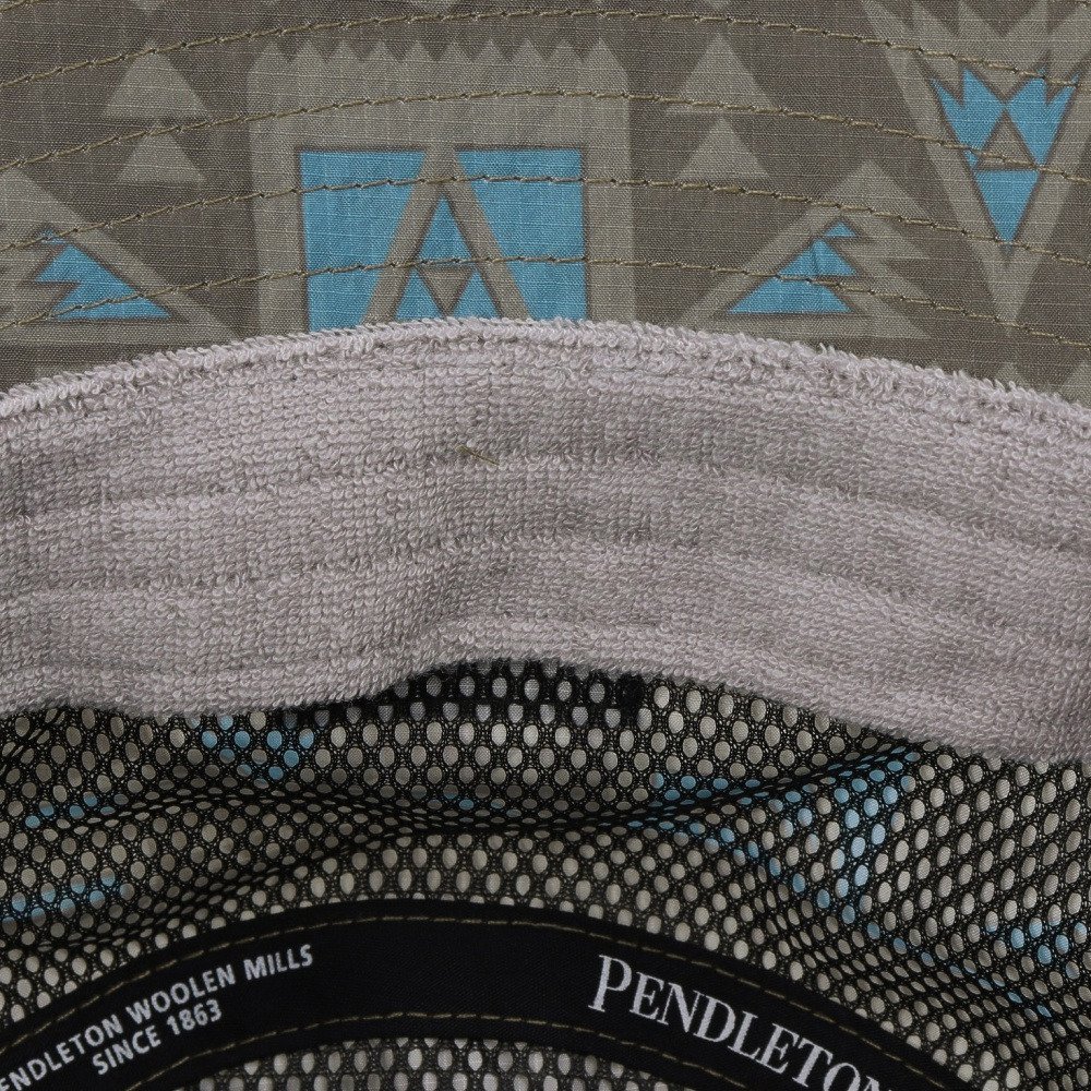 ペンドルトン（PENDLETON）（メンズ、レディース）帽子 ハット トレッキング 登山 ECOPET プリント PDT-000-261012 BRN