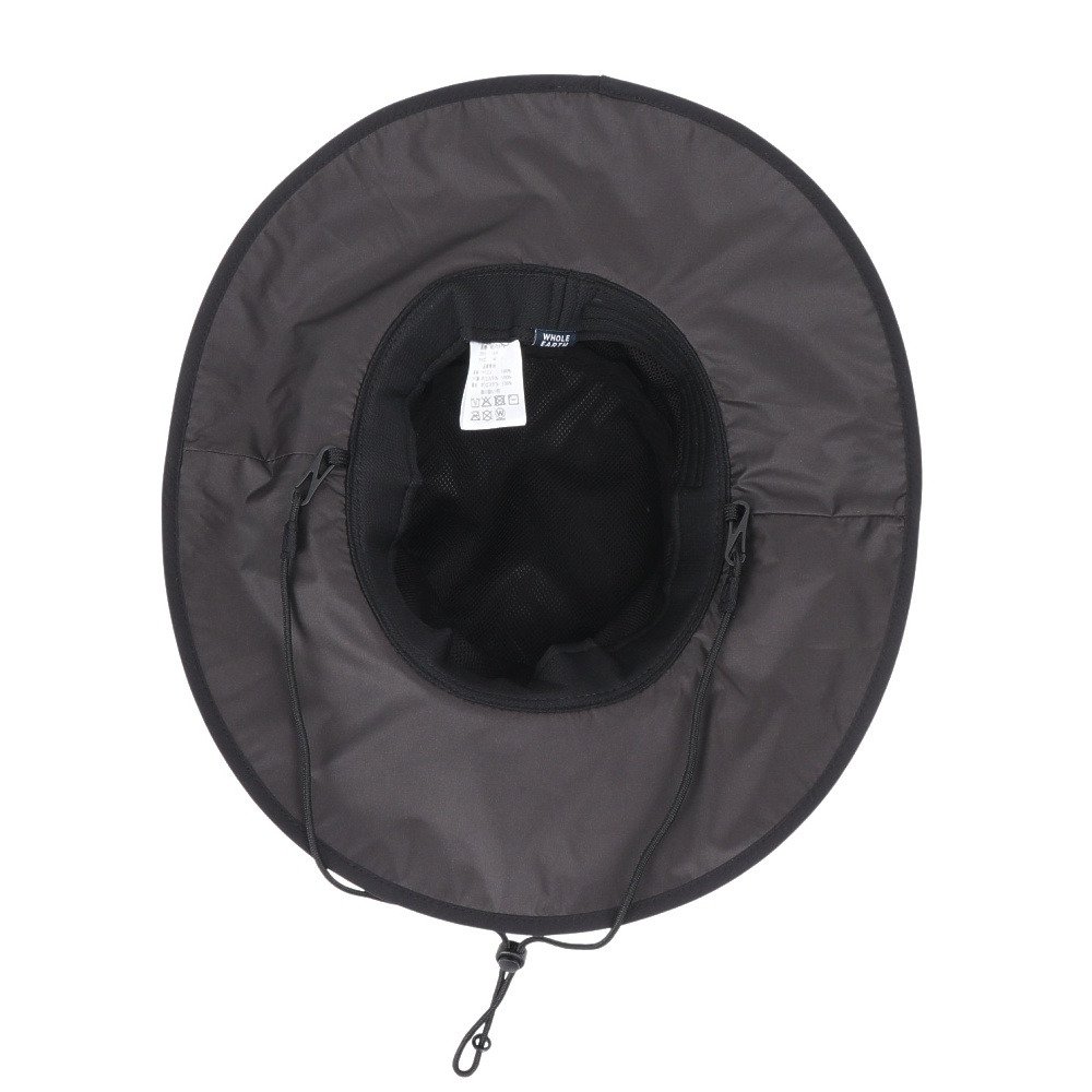 ホールアース（Whole Earth）（メンズ、レディース）帽子 トレッキング 登山 サンシールドハット WE2VDZ79 BLK