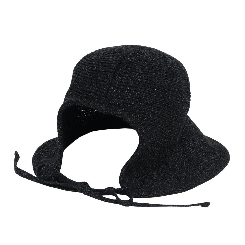 ホールアース（Whole Earth）（レディース）帽子 トレッキング 登山 サーモハット WE2VDZ82 BLK