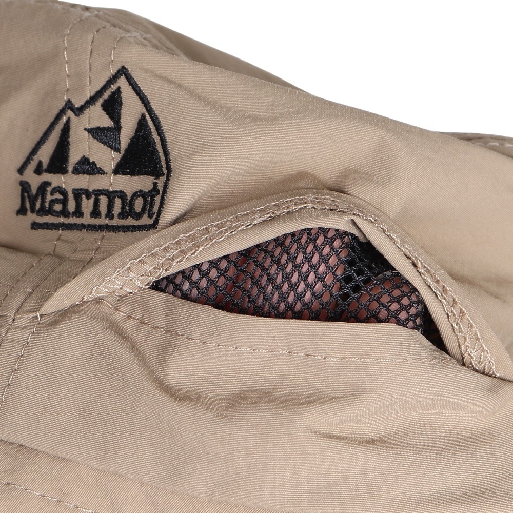 マーモット（Marmot）（レディース）帽子 ハット トレッキング 登山 クラシックロゴ サファリハット TSSWE414-BEG UV