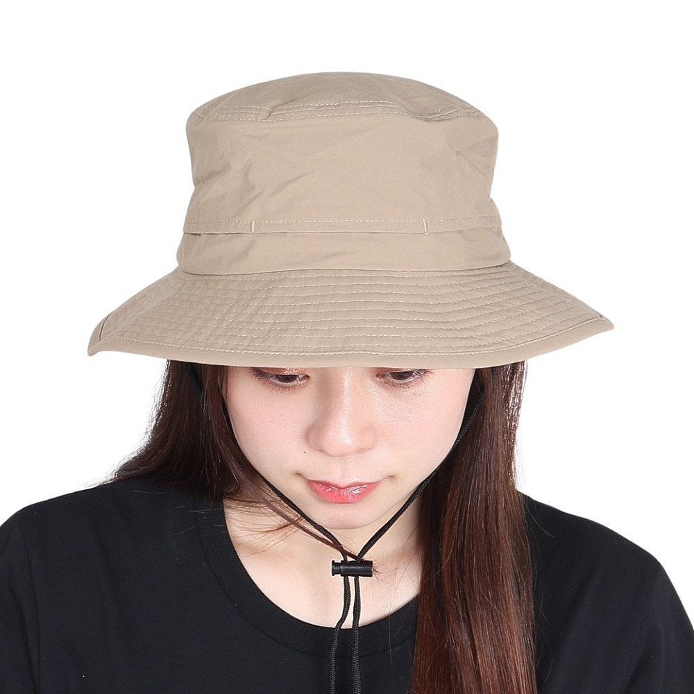 マーモット（Marmot）（レディース）帽子 ハット トレッキング 登山 クラシックロゴ サファリハット TSSWE414-BEG UV