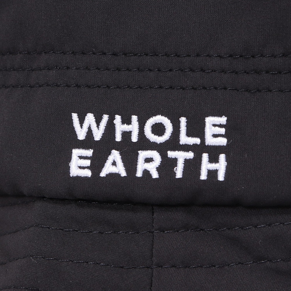 ホールアース（Whole Earth）（レディース）帽子 ハット トレッキング 登山 BALL ハット WE2RDZ31 BLK