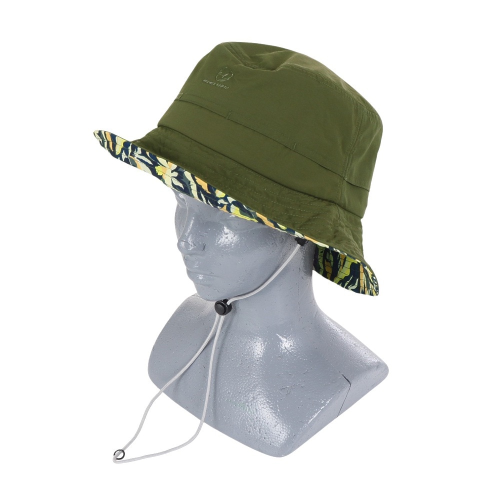 ホールアース（Whole Earth）（レディース）UPF50+ ひんやり 吸汗速乾 ベントレーション ハット WE2RDZ32 OLIVE