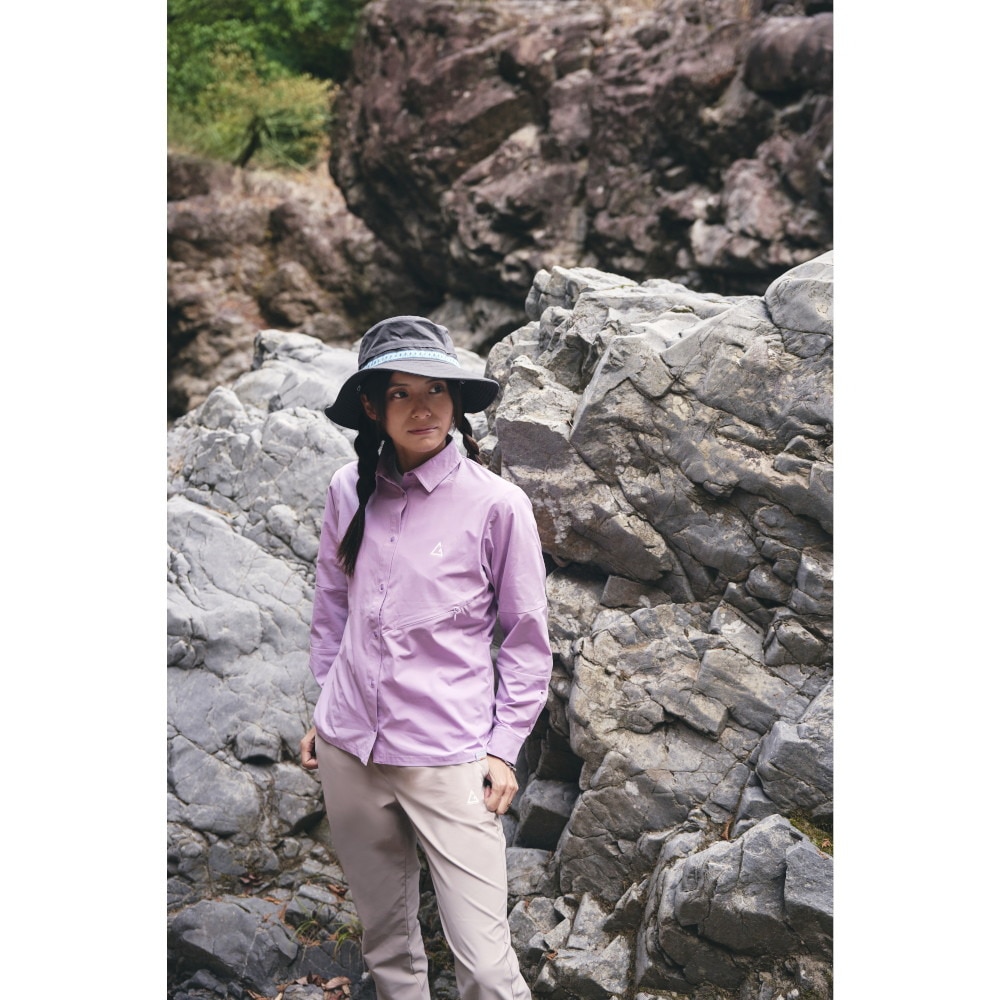 ロジャーエーガー（ROGEREGGER）（レディース）UV カット ひんやり 吸汗速乾 ハット VENTILATION HAT RE24SST5700031 GRY