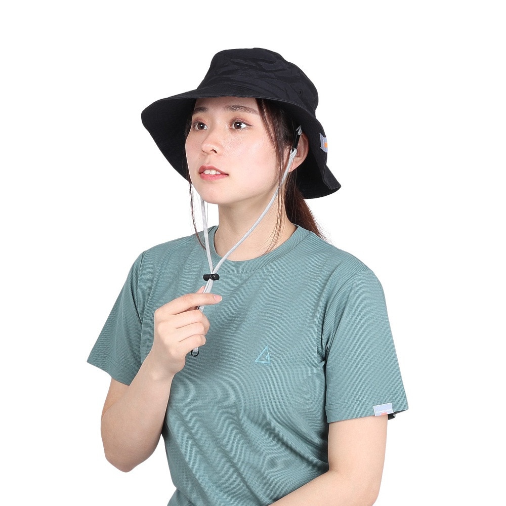 ロジャーエーガー（ROGEREGGER）（レディース）帽子 トレッキング 登山 PLANE ハット RE24SST5700032 BLK UV